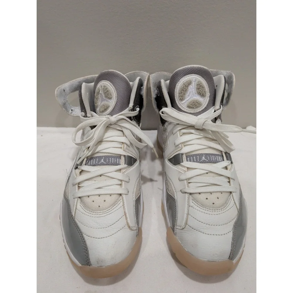 Nike Jordan Jumpman Two Trey Medium Grey/White DR9631-002 Women Shoes Sz 10
